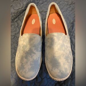 Dr. Scholl's Blue Tie Dye Jot It Down Slip-On Shoes Skimmer Sneakers 9.5M